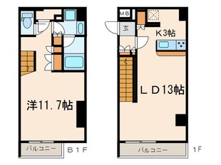 パークグレース自由が丘の物件間取画像